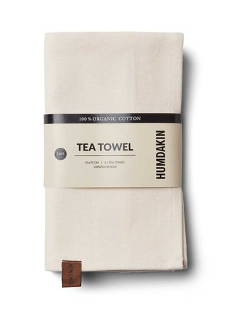 Humdakin Tea Towel Set Of 2 Shell