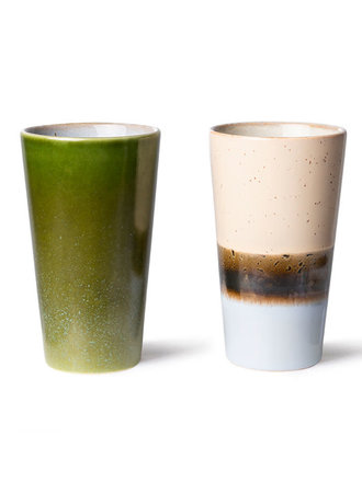 HK Living Latté Mugs Set Of 2