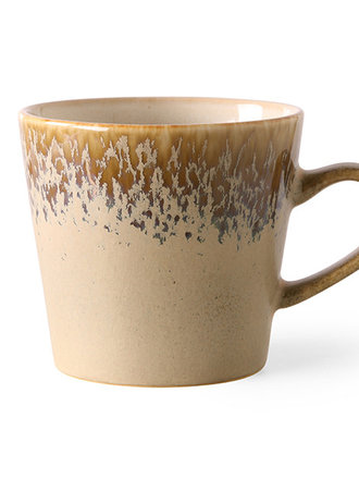 HK Living 70s Cappuccino Mug Bark