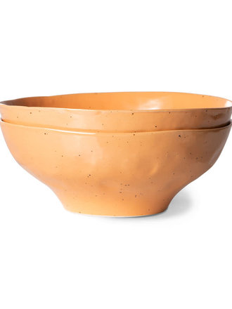 HK Living Large Bowl Orange Set Of 2
