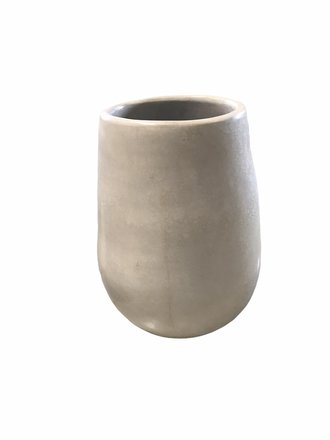Household Hardware Pot Vase Tadelakt Natural Small