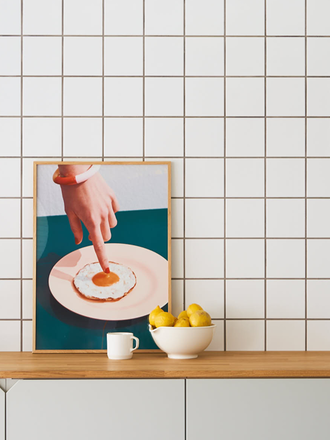 paper collective Fried Egg 30x40