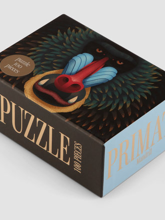 Printworks Puzzle 100 Pieces Primate Mandrill