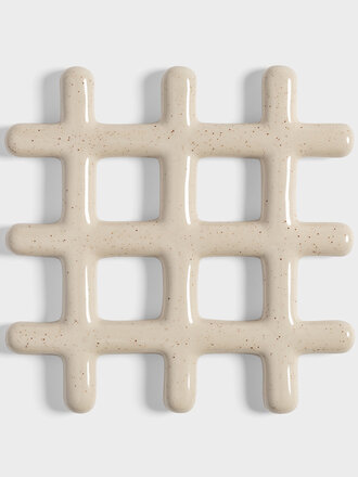 &k Trivet grid speckle