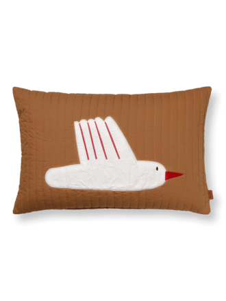 Ferm Living Bird Quilted Cushion