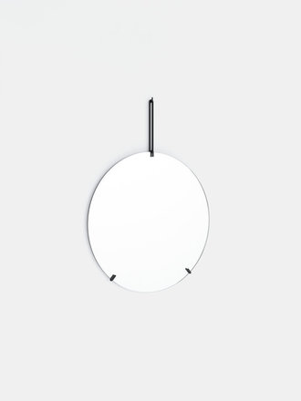 Moebe Wall Mirror Black 50cm