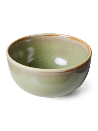 HK Living Home Chef's Ceramics Bowl Moss Green