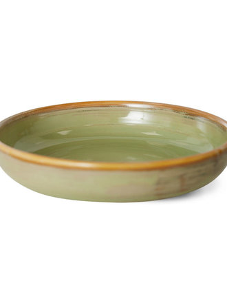 HK Living Deep Plate M Moss Green