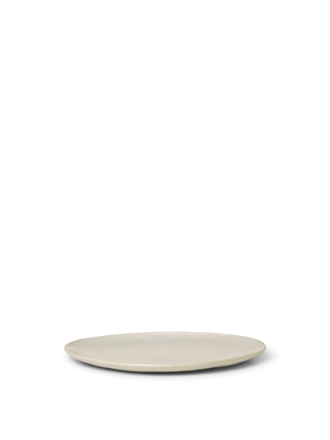 Ferm Living Flow Plate Medium Off White Speckle