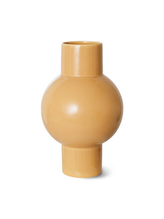 HK Living Ceramic Vase Cappuccino M