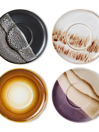 HK Living 70s Saucers Big Sur Set Of 4