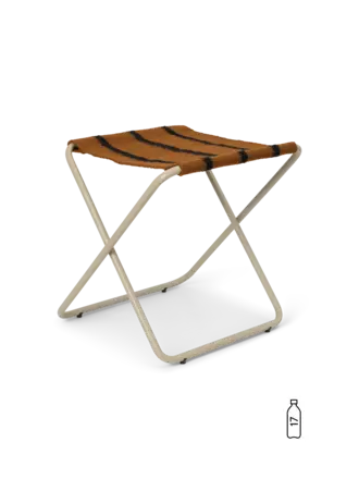 Ferm Living Desert Stool - Cashmere/Stripe