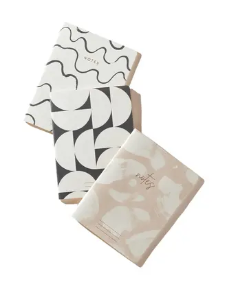 Designworks Ink Flex Notebooks - Naturals (Set Of 3)