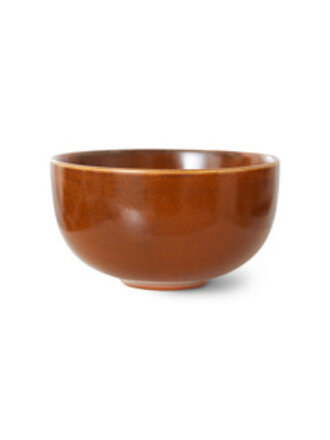 HK Living CHEF CERAMICS: BOWL, BURNED ORANGE