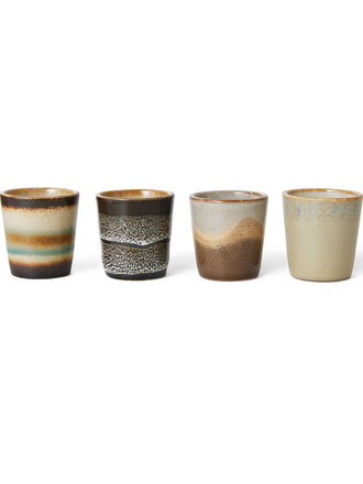 HK Living 70s Egg Cups Set Of 4 Granite