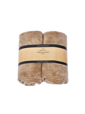 Wellmark Velours towel - beige