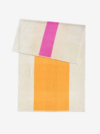 SUITE702 Strandlaken Pink Sunny Yellow