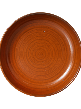 HK Living Chef Ceramics: Deep plate M Burned Orange