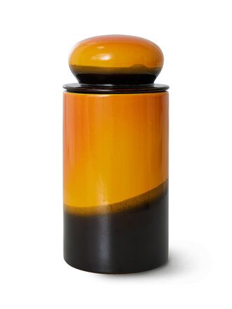 HK Living Ceramic Storage Jar Sunshine