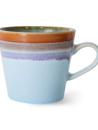 HK Living 70S CERAMICS: CAPPUCCINO MUG, ASH