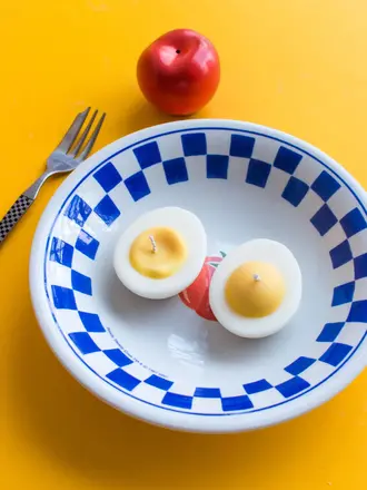 Nata Concept Store SOFT BOILED EGGS soy wax egg candle