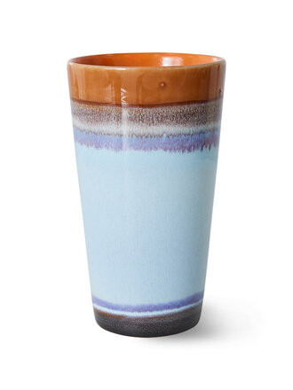 HK Living 70s ceramics: latte mug ash