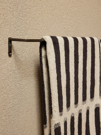 HK Living Bath towel 1991 70x140cm black & white