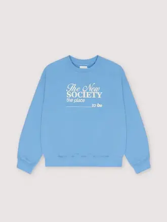 The New Society Princeton Sweater Blue