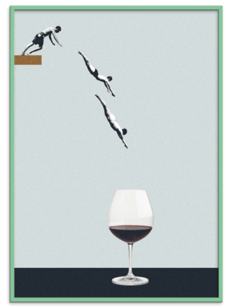 Poster & Frame Your best friends forget you get old  - 30 x 40 cm