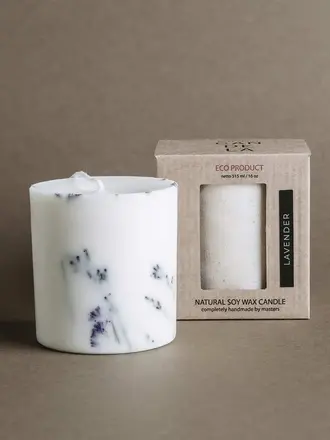The Munio Lavender candle