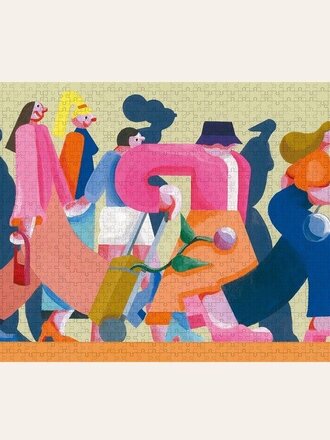 Wonderpieces »Followers*« puzzle - Illustration Jill Senft
