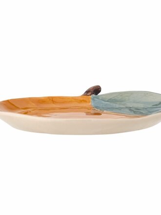 Bloomingville Agnes Plate, Orange, Stoneware