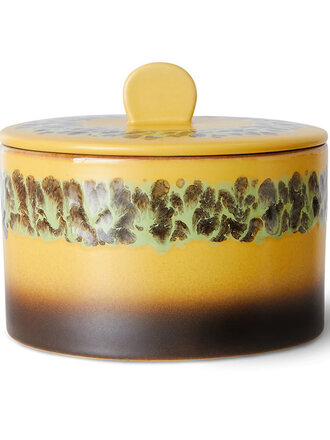 HK Living 70s Cookie Jar Kelp
