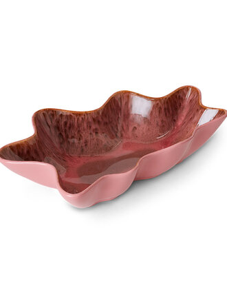 HK Living Shell Serving Bowl Coral