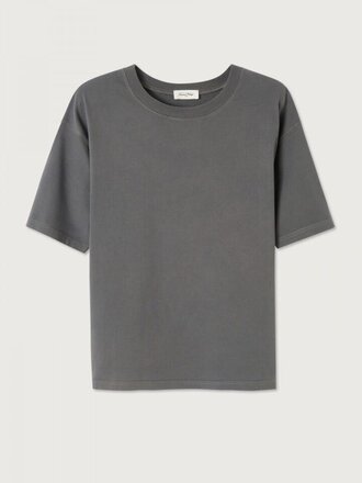 American Vintage DAMES-T-SHIRT FIZVALLEY Steel vintage