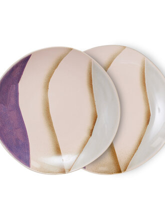 HK Living 70s Side Plates Valley Set Of 2