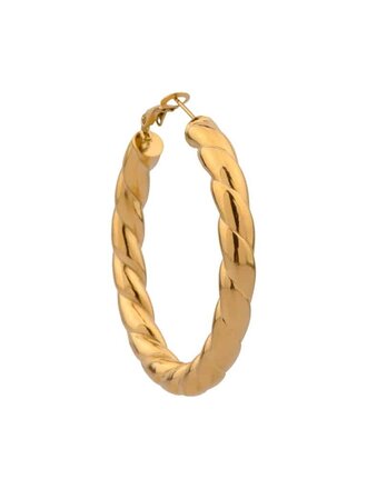 Label KIKI Knotbound hoop gold