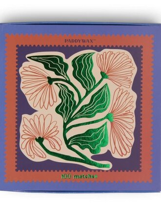 Paddywax Jumbo Boxed Matches Floral