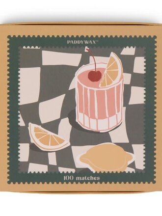 Paddywax Jumbo Boxed Matches Cocktail