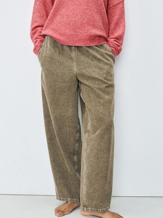 American Vintage Damesbroek Uzatown Olijf