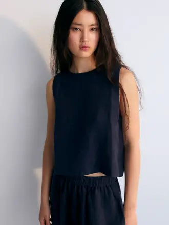 The New Society Hera Top Navy