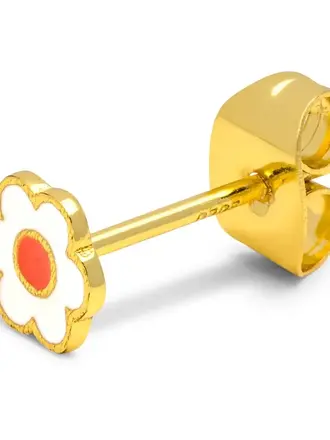 LULU CPH Anemone Earring Coral 1 Piece