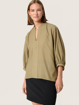 Soaked Kettie Amily Blouse Covert Green