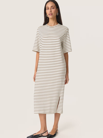 Soaked Ingina Dress White And Elm