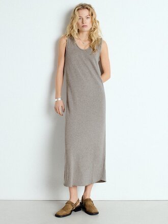 American Vintage Damesjurk Grijs Gevlekt