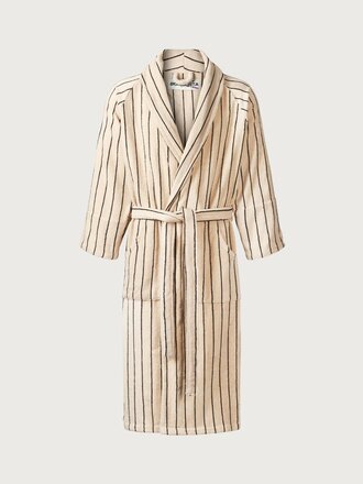 Bongusta NARAM BATHROBE - CREME & INK S/M