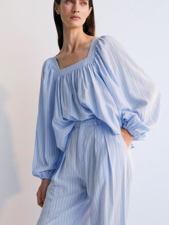 The New Society Symi Woman Blouse Powder Blue