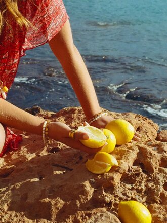 Bonnie Studios SMILEY GOLD BRACELET