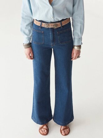Maison Hotel Edna Pant - Dark Denim