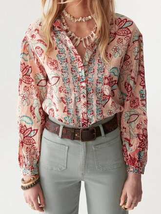 Maison Hotel Tito Blouse - Tropicana Shrimp